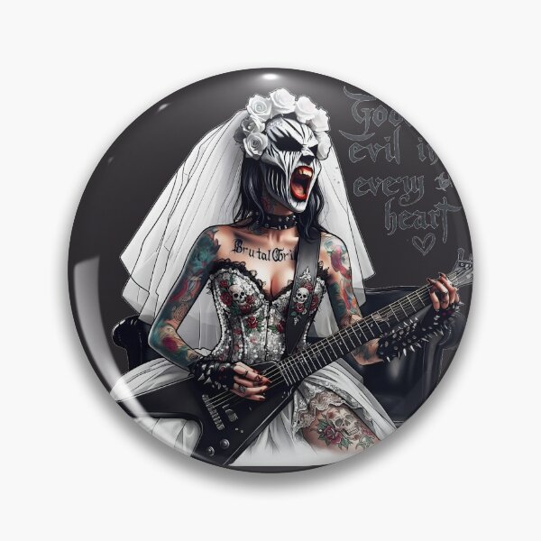 Item preview, Gothic Bride Flying Guitar Strap designed and sold by Voodoo Store Paranormal Collections.