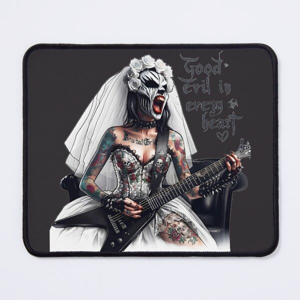 Item preview, Gothic Bride Flying Guitar Strap designed and sold by Voodoo Store Paranormal Collections.