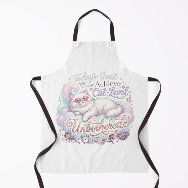 Item preview, Achieve Cat-Level Unbothered - Cat Logic designed and sold by RunningWhiskers.