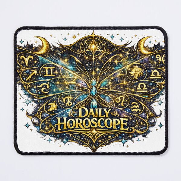 Item preview, Zodiac Butterfly Daily Horoscope | Celestial Astrology Fantasy Butterfly Sticker T-Shirt designed and sold by irfanshikh.