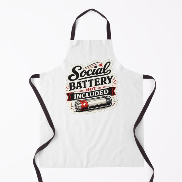 Item preview, Social Battery Not Included designed and sold by AbstractAnom.