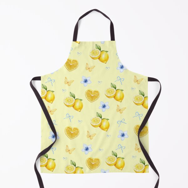 Item preview, Watercolor Summer Lemons and Butterflies Pattern designed and sold by Barbzilla22.