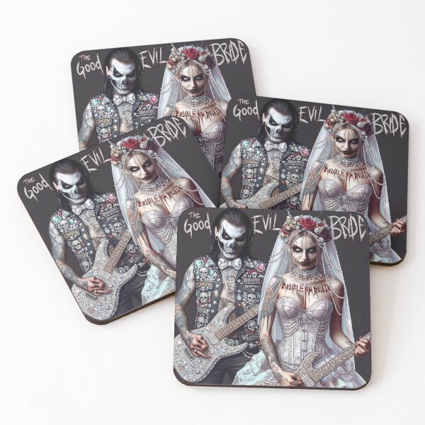 Item preview, Corpse Paint Bride Engraved Guitar designed and sold by Voodoo Store Paranormal Collections.