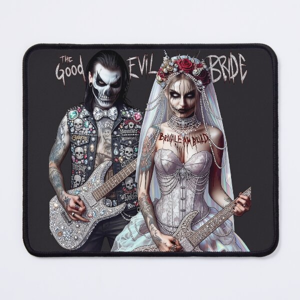 Item preview, Corpse Paint Bride Engraved Guitar designed and sold by Voodoo Store Paranormal Collections.