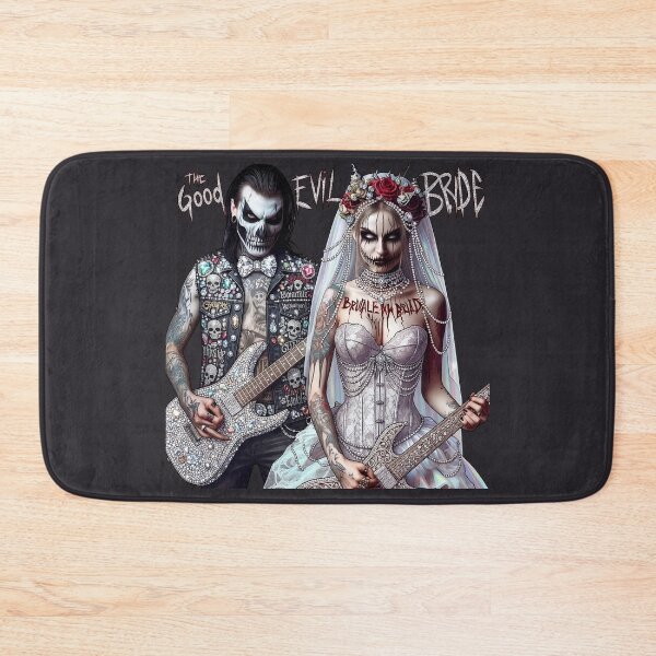 Item preview, Corpse Paint Bride Engraved Guitar designed and sold by Voodoo Store Paranormal Collections.