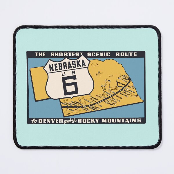 Item preview, US Route 6 Nebraska USA designed and sold by MartinRivas.