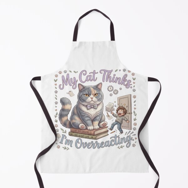 Item preview, My Cat Thinks I am Overreacting - Cat Logic designed and sold by RunningWhiskers.