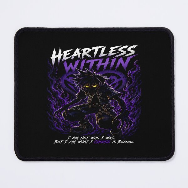 Item preview, Heartless Within -Dark  Character- Purple Flames Design designed and sold by TTdesigns123.