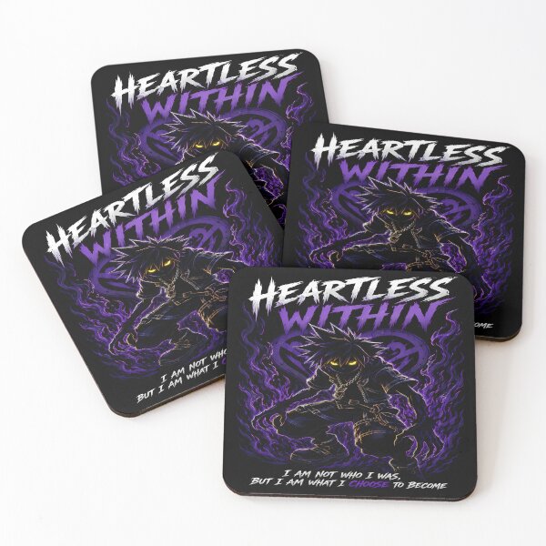 Item preview, Heartless Within -Dark  Character- Purple Flames Design designed and sold by TTdesigns123.