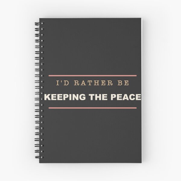 Item preview, I'd Rather Be Keeping The Peace - Police Officer designed and sold by RetroThreadWorks.