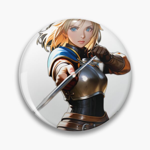Item preview, Fantasy - Blonde Warrior, Video Game Character of Concept Art designed and sold by AnimeShin.