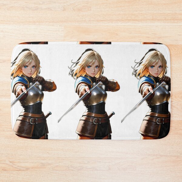 Item preview, Fantasy - Blonde Warrior, Video Game Character of Concept Art designed and sold by AnimeShin.