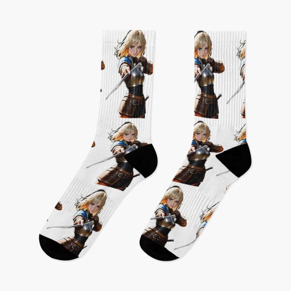 Item preview, Fantasy - Blonde Warrior, Video Game Character of Concept Art designed and sold by AnimeShin.