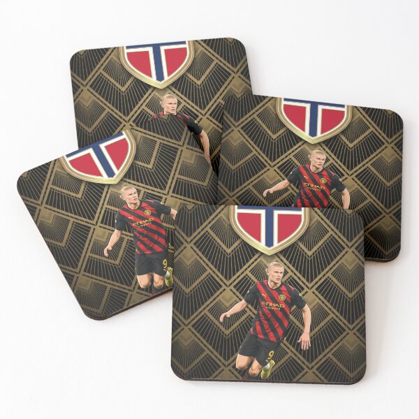 Item preview, Erling Haaland Football Original Custom Vintage Poster Wall Art designed and sold by Cool Robot Bro..