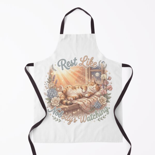 Item preview, Rest Like Nobody's Watching - Cat Logic designed and sold by RunningWhiskers.