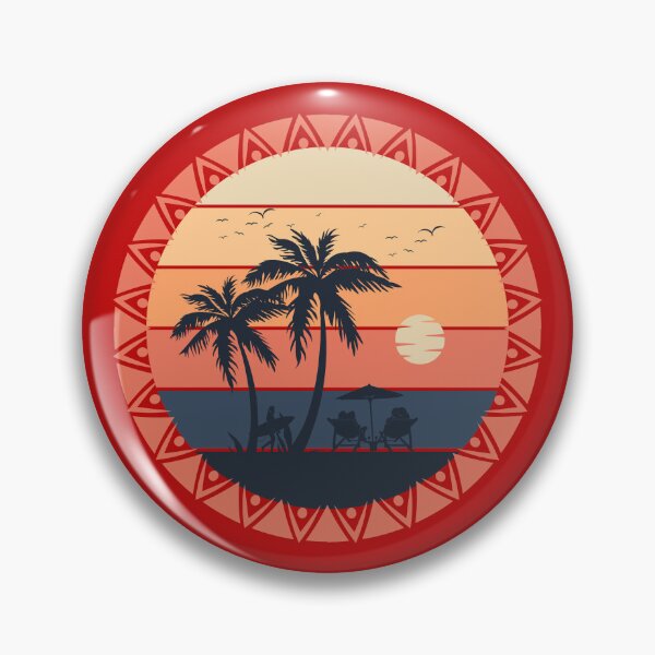 Item preview, Beach Circle in muted colors designed and sold by RWCarpenter.
