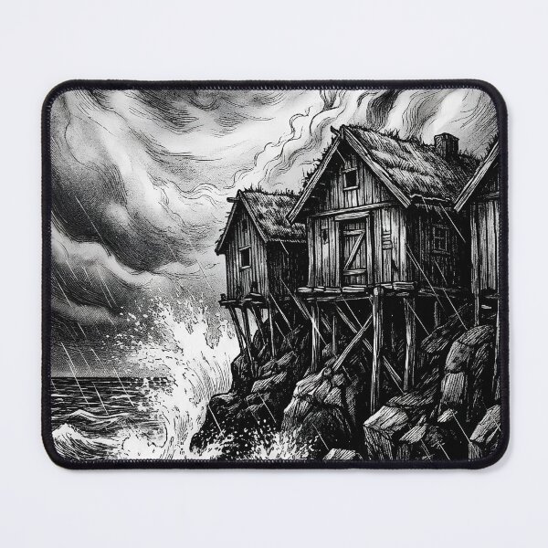 Item preview, Norwegian Witch Storm Coast Nordic Gothic Art designed and sold by NorwegianWitch.