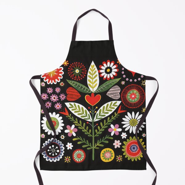 Item preview, Scandinavian Folk Art, Botanical Flowers designed and sold by xiao xuans.