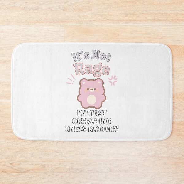 Item preview, It's Not Rage I'm Just Operating On 2 Percent Battery Funny Shirt designed and sold by BellabdO.