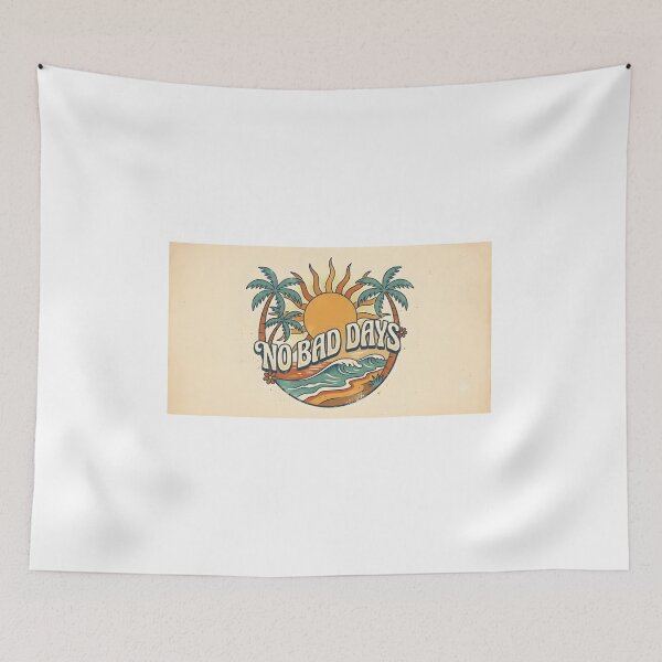 Item preview, No Bad Days Vintage Retro Sunset Graphic Typography designed and sold by eihabo.