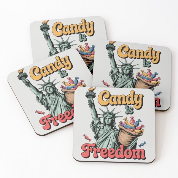 Item preview, Candy Is Freedom – Funny Halloween Candy Design designed and sold by Jollys-ArtShop.