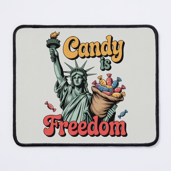 Item preview, Candy Is Freedom – Funny Halloween Candy Design designed and sold by Jollys-ArtShop.