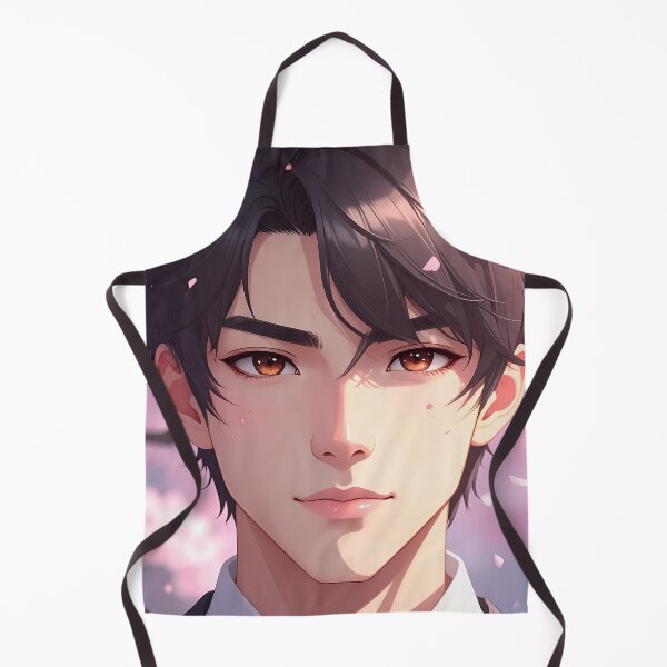 Item preview, Handsome Anime Boy under Cherry Blossom Trees designed and sold by BetweenForms.