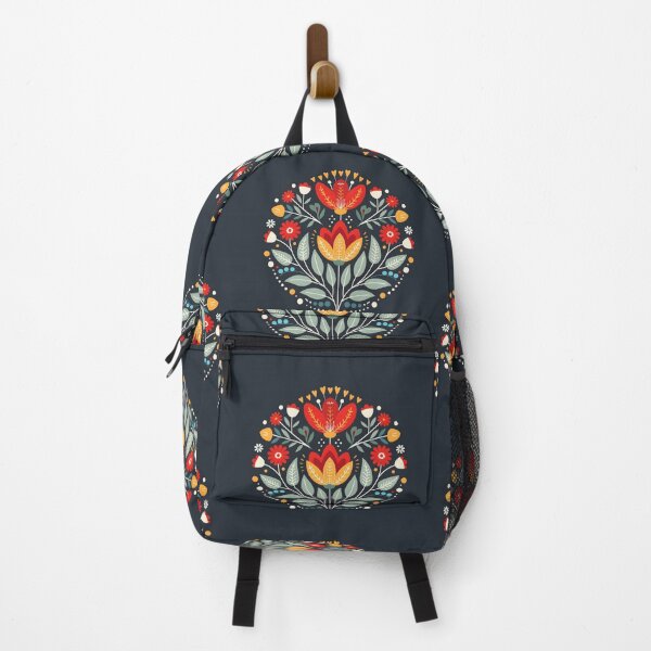 Item preview, Scandinavian Folk Art, Botanical Flowers designed and sold by xiao xuans.
