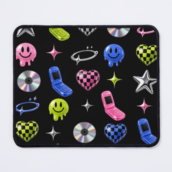 Item preview, Glossy Y2K Icon Pattern designed and sold by PixelToPress.