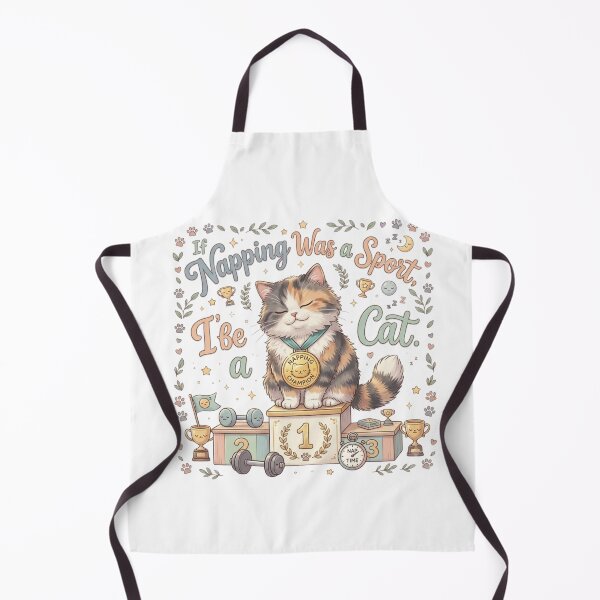 Item preview, If Napping Was a Sport, I'd Be a Cat - Cat Logic designed and sold by RunningWhiskers.