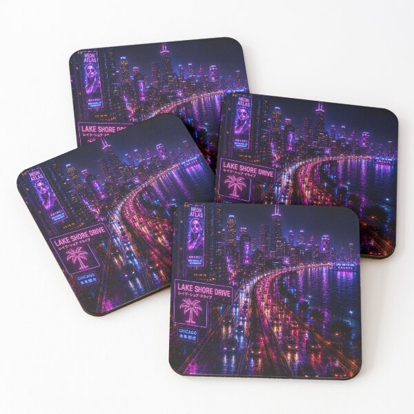 Item preview, Chicago 2150 | Windy City | Neon Atlas designed and sold by NSAstore.