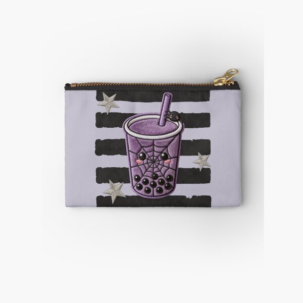 Item preview, Spooky Boba Patch Kawaii Halloween Lilac Bubble Tea designed and sold by thelexiverse.