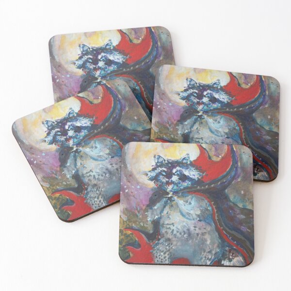 Item preview, Raccoons aren't becoming domesticated... they're turning into vampires. designed and sold by guilhernunes.