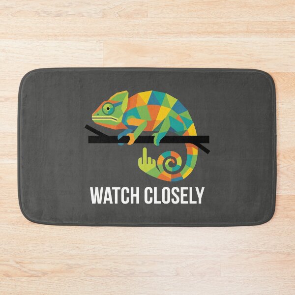 Item preview, Geometric Mosaic Chameleon Watch Closely Sarcastic Reptile designed and sold by Amir Faysal.