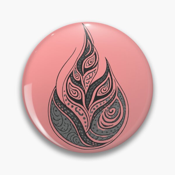 Item preview, Fire Spirit - Ornate Symbolic Flame Graphic designed and sold by Pace & Layer.