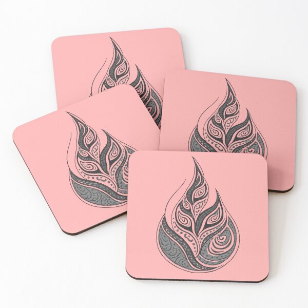 Item preview, Fire Spirit - Ornate Symbolic Flame Graphic designed and sold by Pace & Layer.