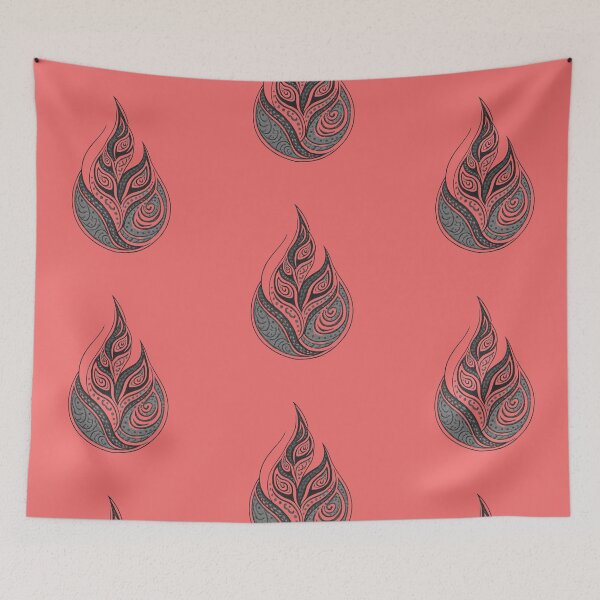 Item preview, Fire Spirit - Ornate Symbolic Flame Graphic designed and sold by Pace & Layer.