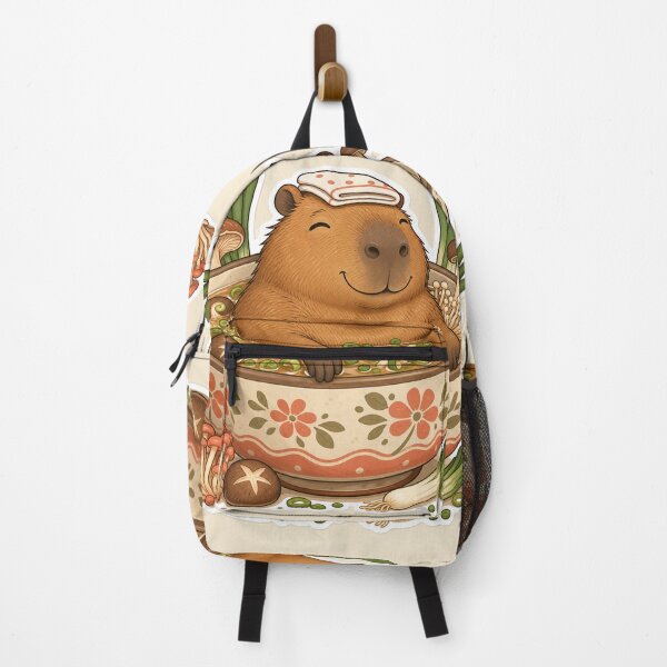 Item preview, Cozy Capybara Soup Bath designed and sold by PixelToPress.