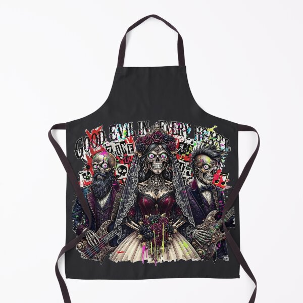 Item preview, Skeleton Bride Band Neon Splatters designed and sold by Voodoo Store Paranormal Collections.