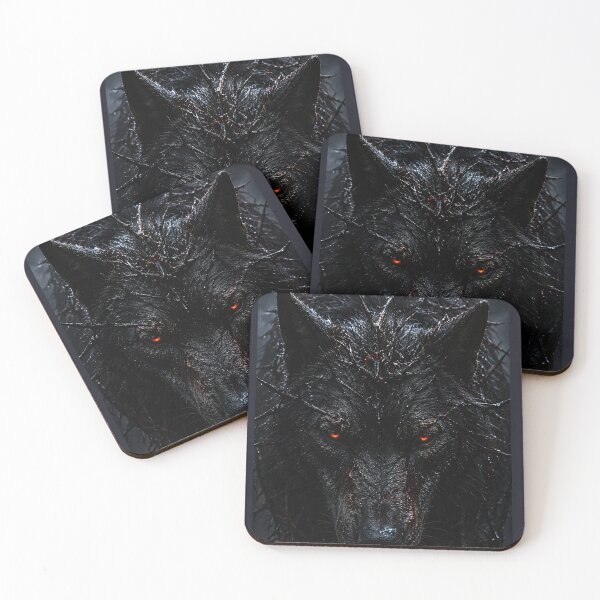 Item preview, Dark Forest Thorn Wolf Mystic Fantasy Art designed and sold by Vaelia.