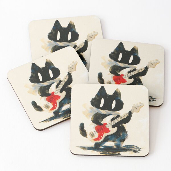 Item preview, Midnight Cat Bass Groove designed and sold by Dusk Atelier.