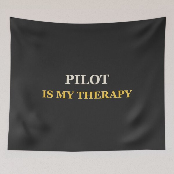 Item preview, Pilot Is My Therapy - Pilot designed and sold by RetroThreadWorks.