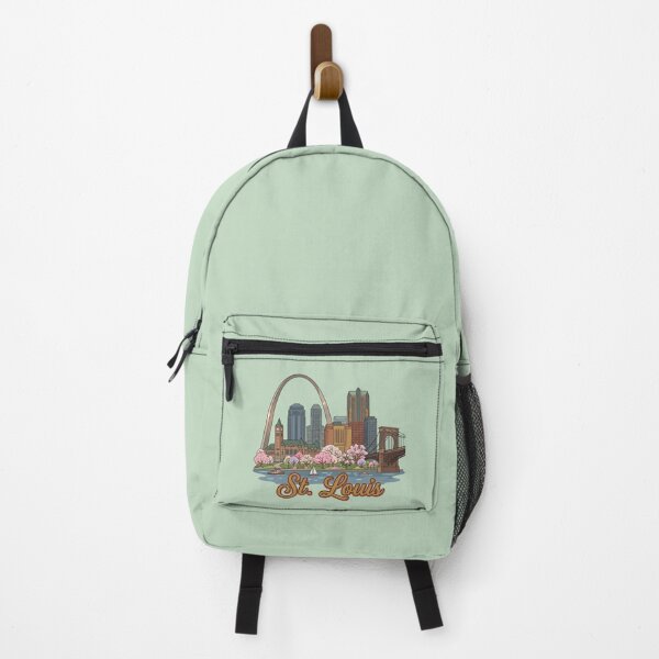 Item preview, St Louis Missouri Gateway Arch Skyline Art Print & Airbnb Decor, Souvenirs designed and sold by 21 Tulips.