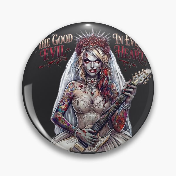 Item preview, Bloody Zombie Bride Electric Guitar designed and sold by Voodoo Store Paranormal Collections.