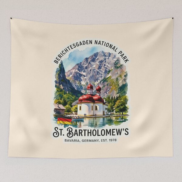 Item preview, St. Bartholomew's Berchtesgaden Park designed and sold by EvergreenPark - Tee Studio.