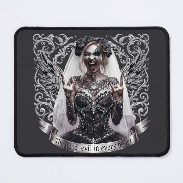 Item preview, Gothic Screaming Bride Corset Wings designed and sold by Voodoo Store Paranormal Collections.