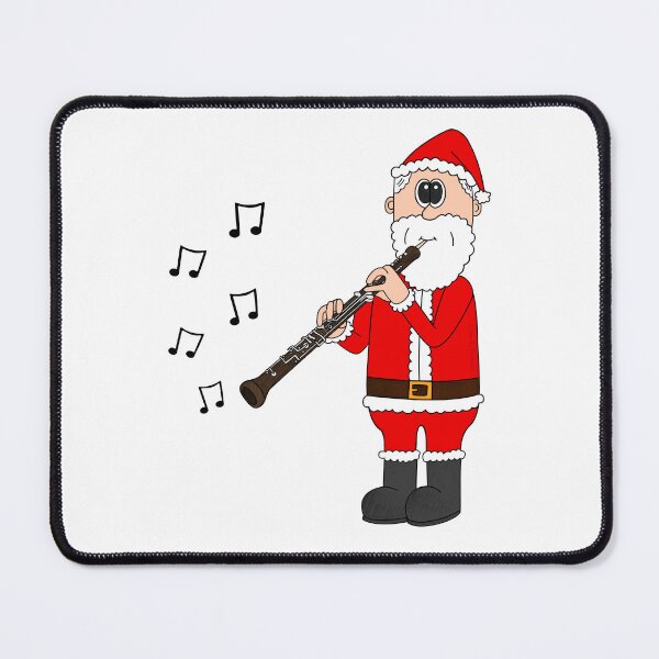Item preview, Santa Playing Oboe, Christmas Oboist Woodwind Musician designed and sold by doodlerob.