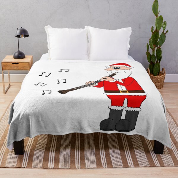 Item preview, Santa Playing Oboe, Christmas Oboist Woodwind Musician designed and sold by doodlerob.
