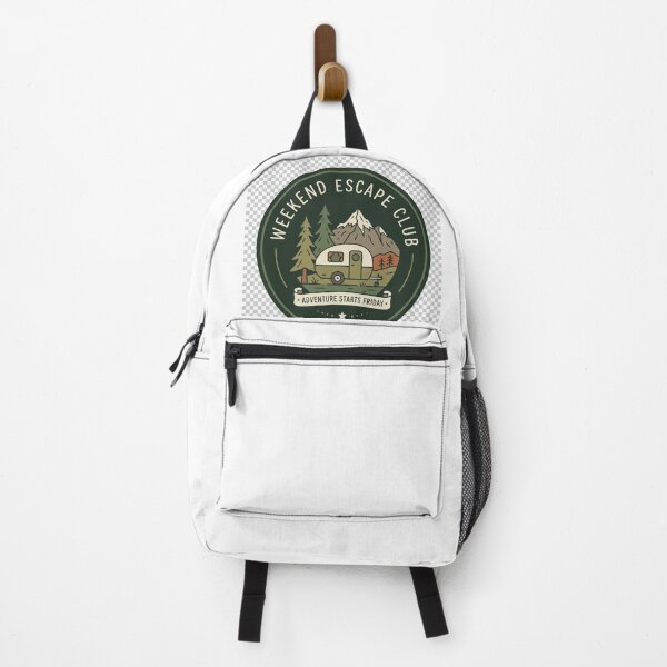 Item preview, Weekend Escape Club Vintage Camping Badge Design designed and sold by ImagineDraws.