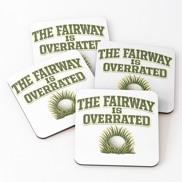 Item preview, The Fairway Is Overrated Funny Golf Design designed and sold by EastEndTownie.
